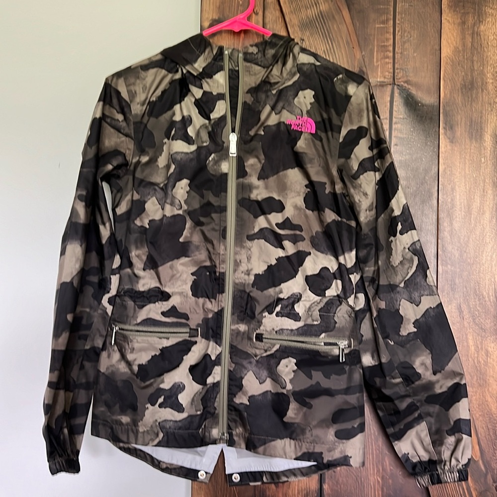 North Face raincoat